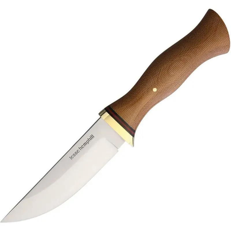 Jesse Hemphill Point Rock Ii Natural Canvas Folding Knife (Jh005N) 1