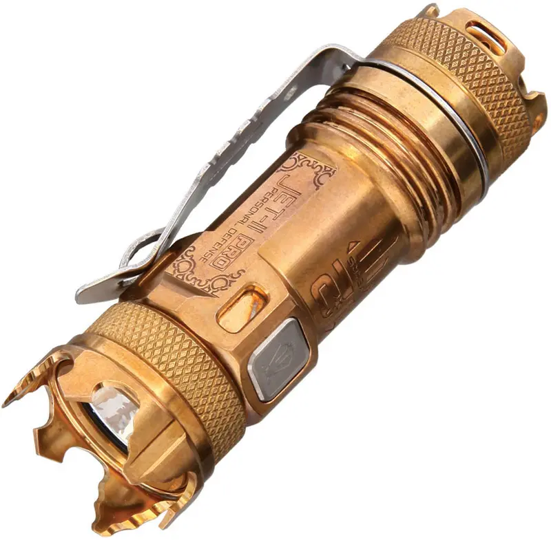 Jetbeam Jet-Ii Pro Bronze Flashlight – High-Performance Rechargeable Tactical Light 1