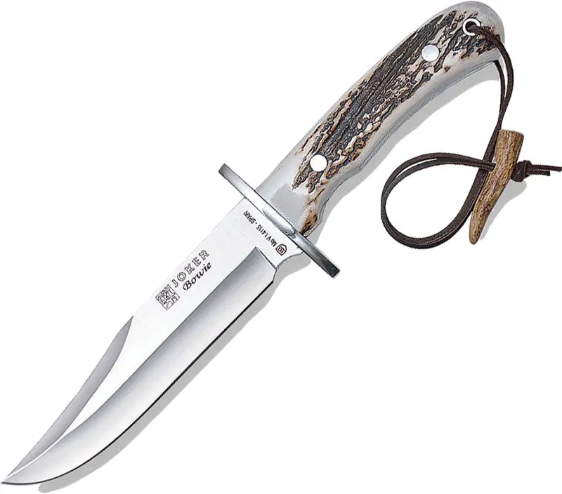 Joker Bowie Knife – Stag Antler Handle, Premium Carbon Steel, Model Cc96 1