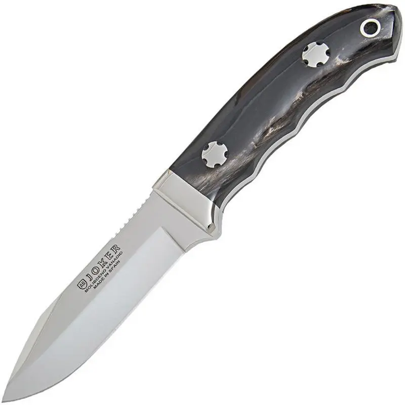 Joker Cf-84Usa Fixed Blade Knife With Buffalo Horn Handle 1
