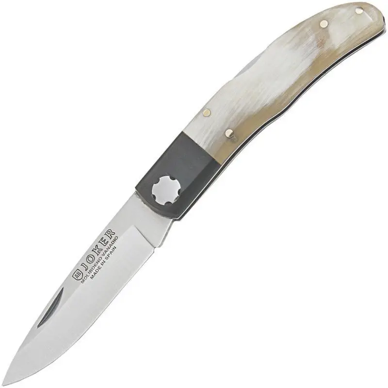Joker Lockback Knife With Horn Handle – Model Na-114Usa 1