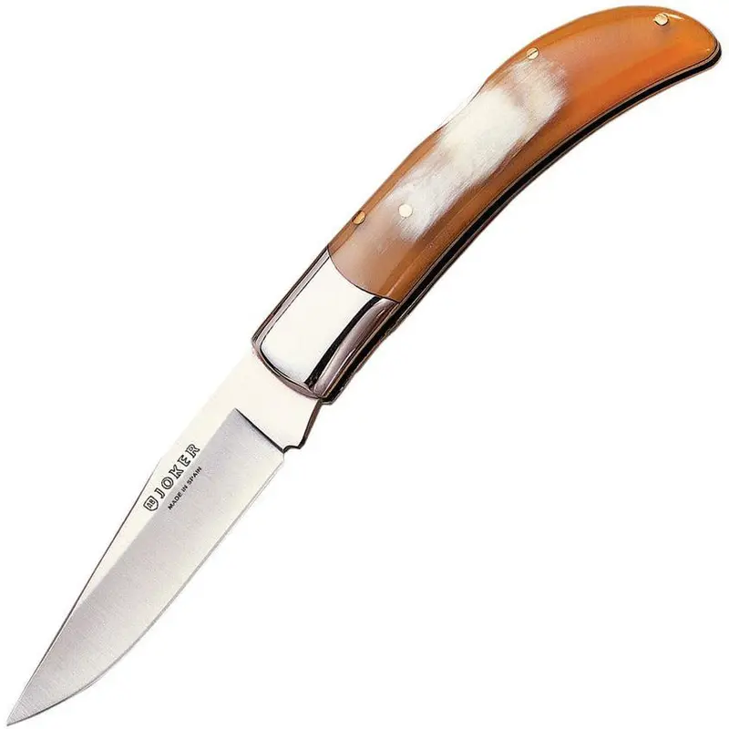 Joker Lockback Knife With Horn Handle – Model Na06Usa 1
