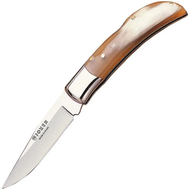 Joker Lockback Knife With Horn Handle – Model Na07Usa 1