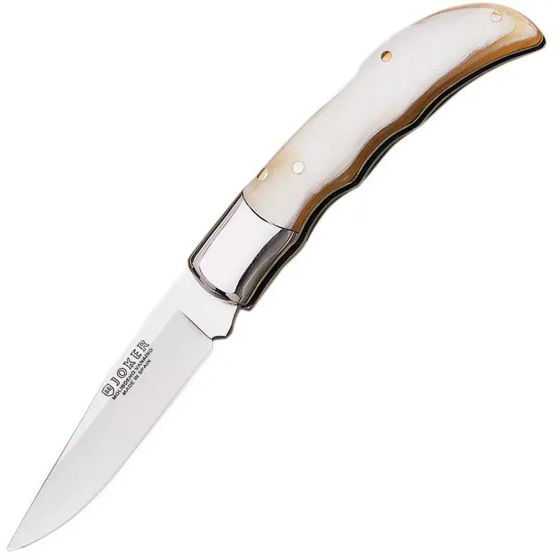 Joker Lockback Knife With Horn Handle – Model Na09Usa 1