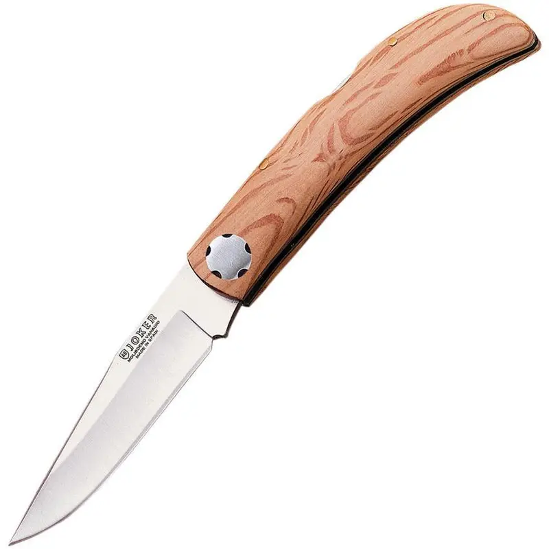 Joker Lockback Knife With Oak Handle – Model Ne66Usa 1