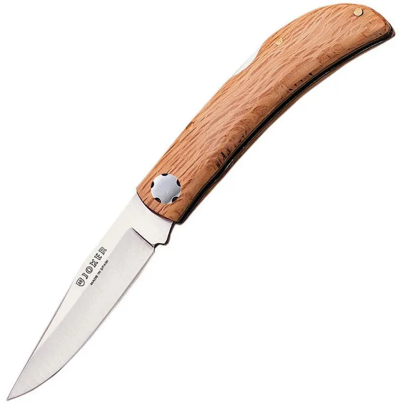 Joker Lockback Knife With Oak Handle – Model Ne67Usa 1