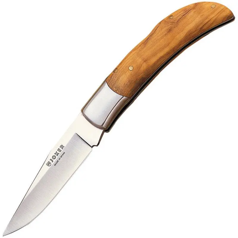 Joker Lockback Knife With Olive Wood Handle – Model No06Usa 1