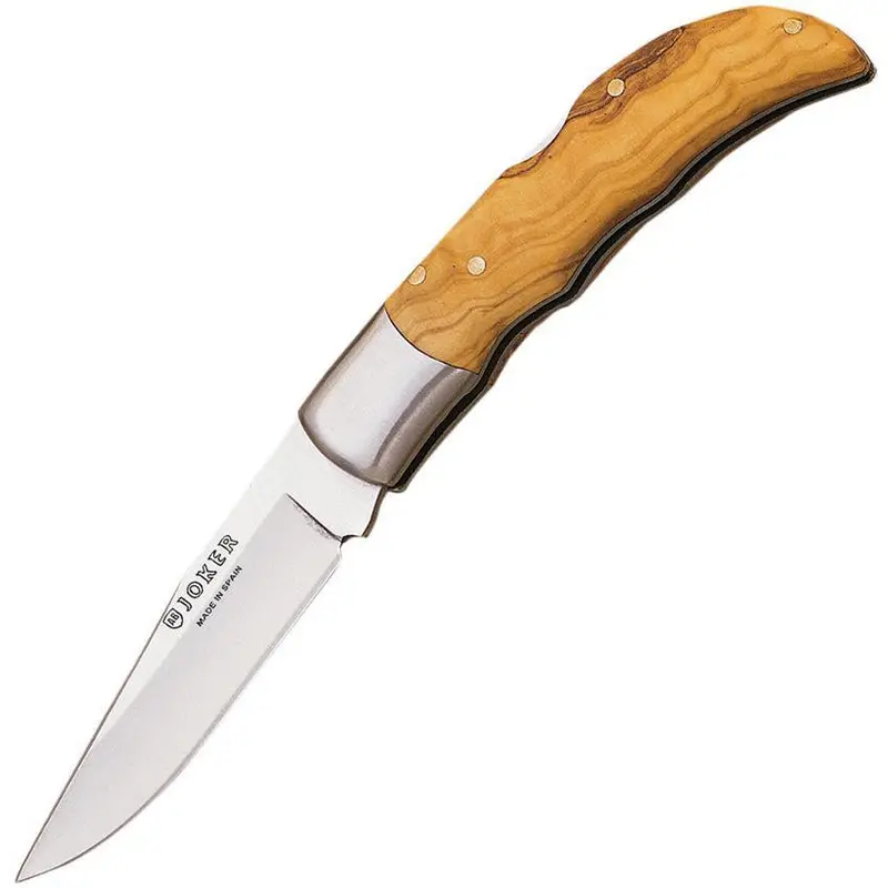 Joker Lockback Knife With Olive Wood Handle – Model No09Usa 1