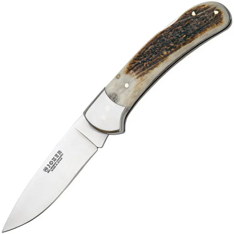 Joker Lockback Knife With Stag Handle – Model Nc47Usa 1