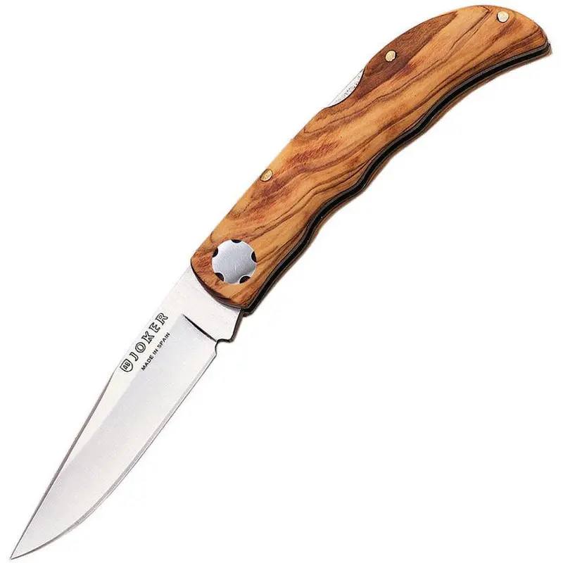 Joker No69Usa Lockback Pocket Knife With Olive Wood Grip 1