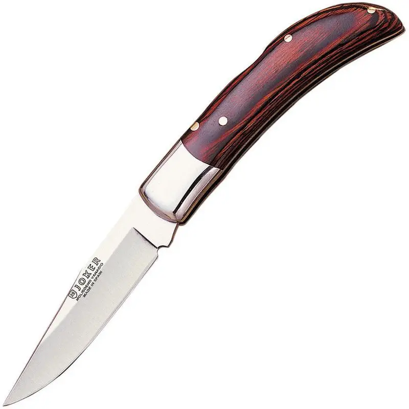 Joker Nr07Usa Lockback Knife With Warm Wood Handle 1