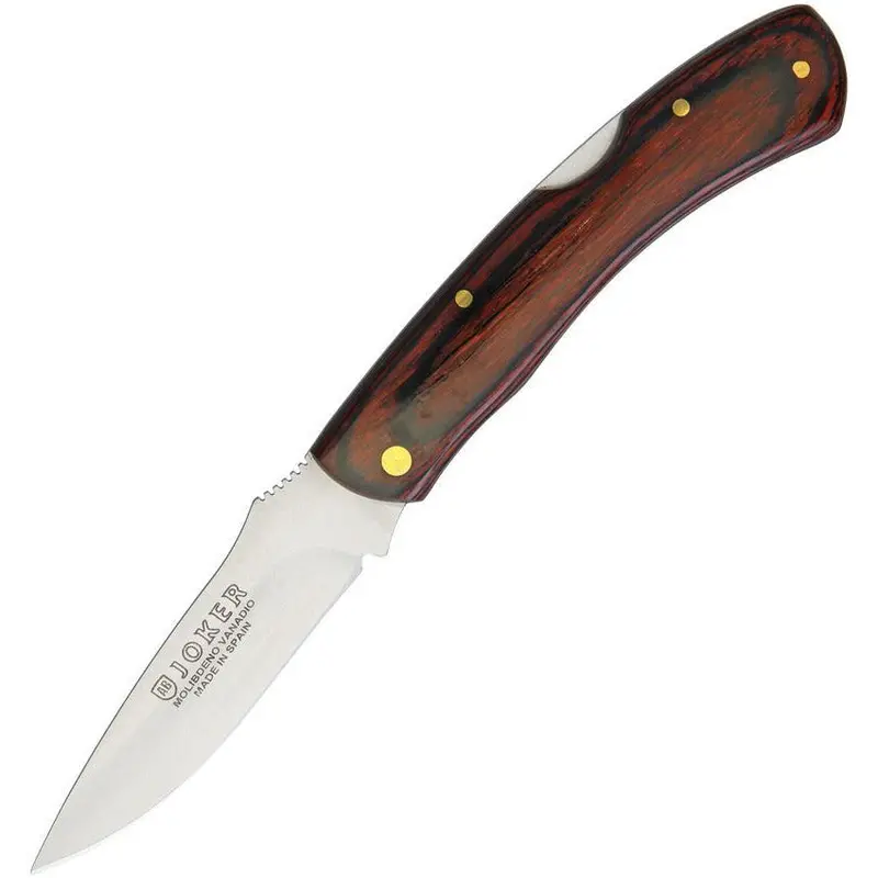 Joker Nr48Usa Lockback Knife With Classic Wood Grip 1