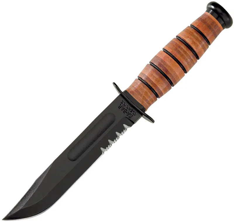 Ka-Bar Short Usmc Serrated Fixed Blade – Model Ka1252 1
