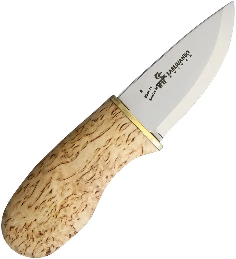 Karesuando Ergo Right-Handed Bushcraft Knife – Natural Handle (Model 4056N) 1