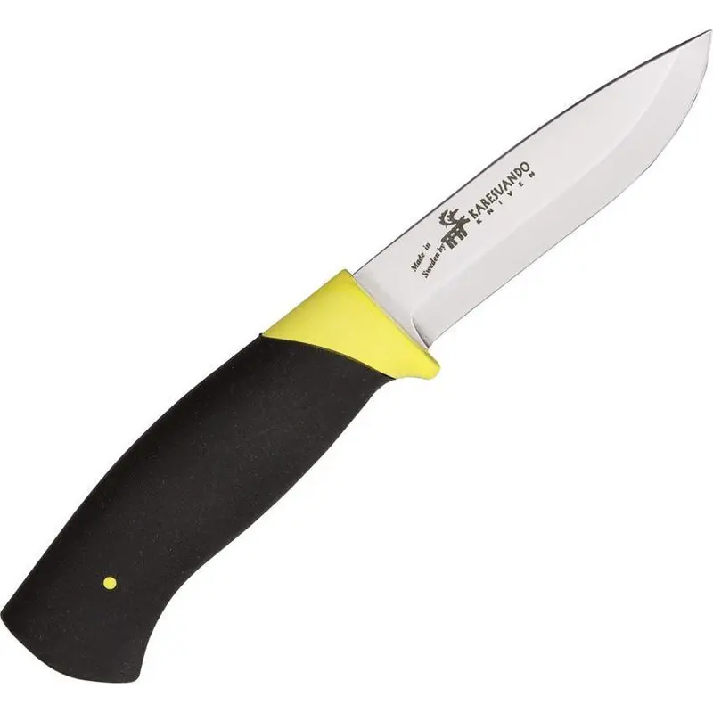 Karesuando Hunting Knife – Black And Yellow Accents (3577) 1
