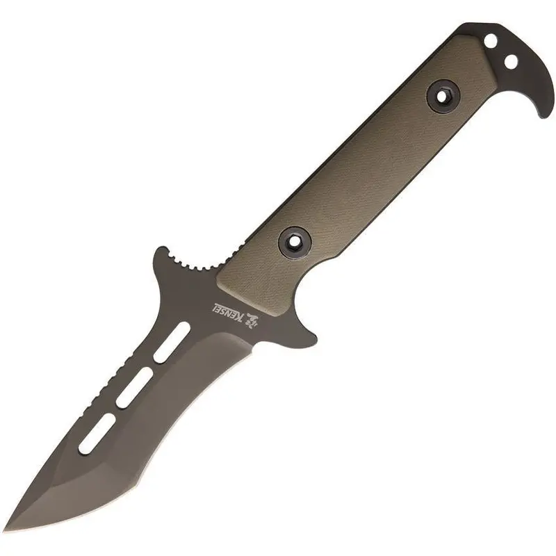 Kensei Fixed Blade Knife – Full-Tang Tactical Utility Knife (Hoo48) 1