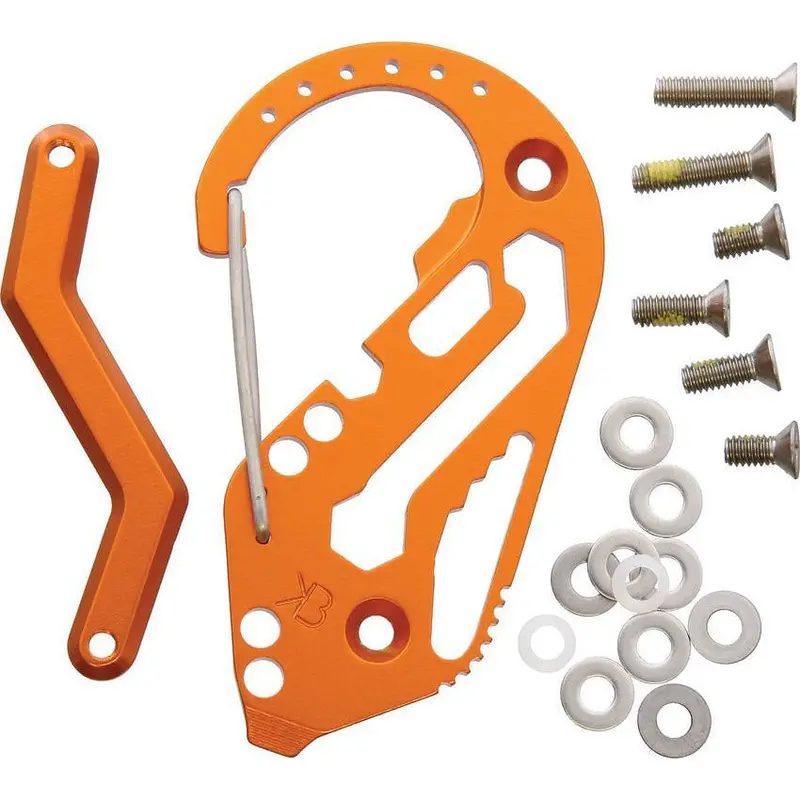 Keybiner Aluminum Orange Anodized Key Organizer 1