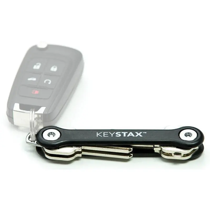 Keysmart Keystax Black – Sleek Modular Key Stacking Kit 1
