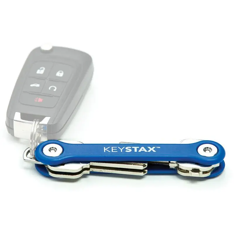 Keysmart Keystax Blue – Customizable Key Organization System 1