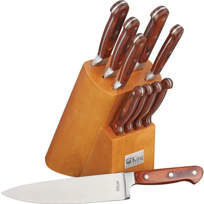 King Cutlery Premium Ten-Piece Kitchen Knife Set 1