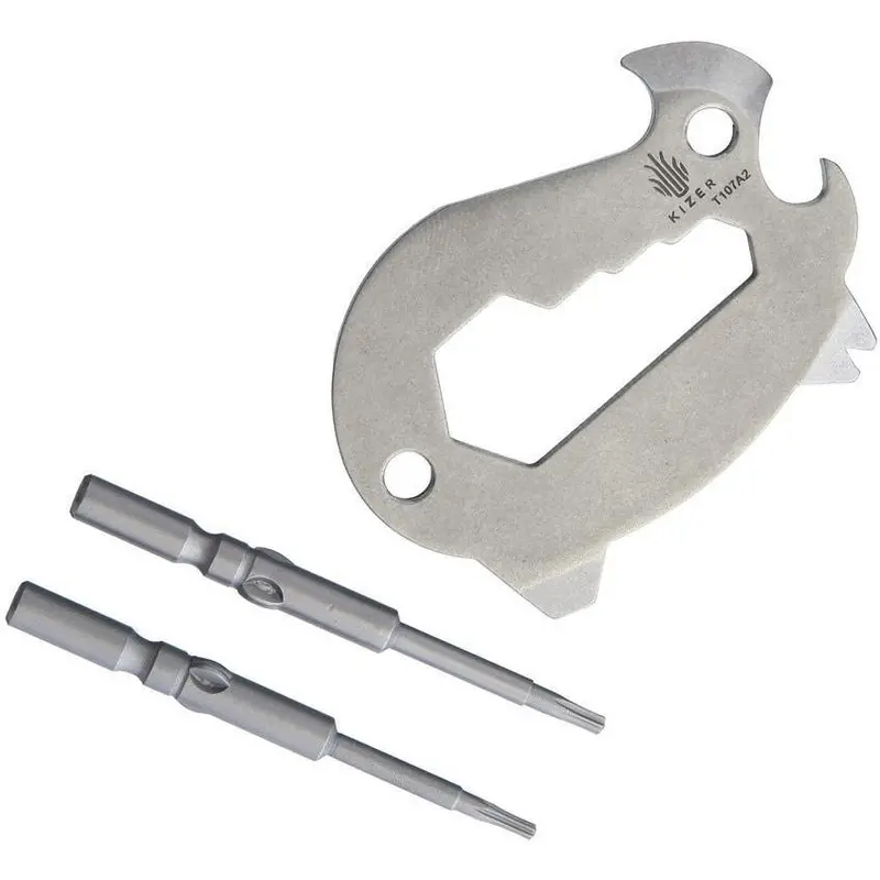 Kizer Peccary Tool – Standard-Metric Hybrid Pocket Tool (T107A2) 1