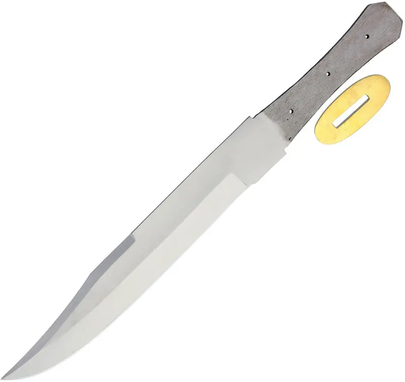 Knifemaking Clip Point Blade Blank – Tapered Tip Knife Profile For Crafting (Bl-7717) 1