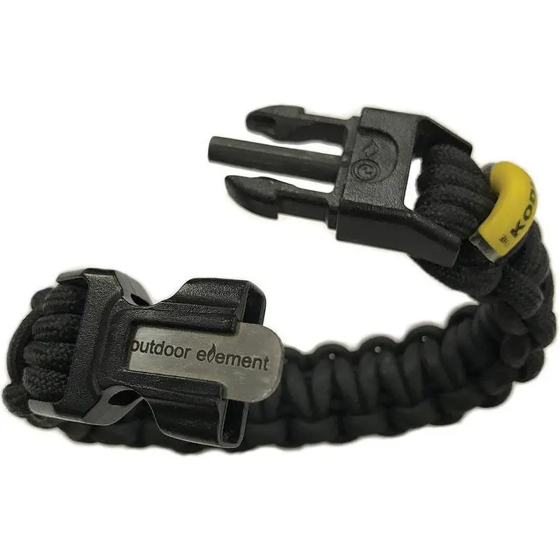 Kodiak Survival Bracelet – Black Outdoor Element Model Ksbbl 1