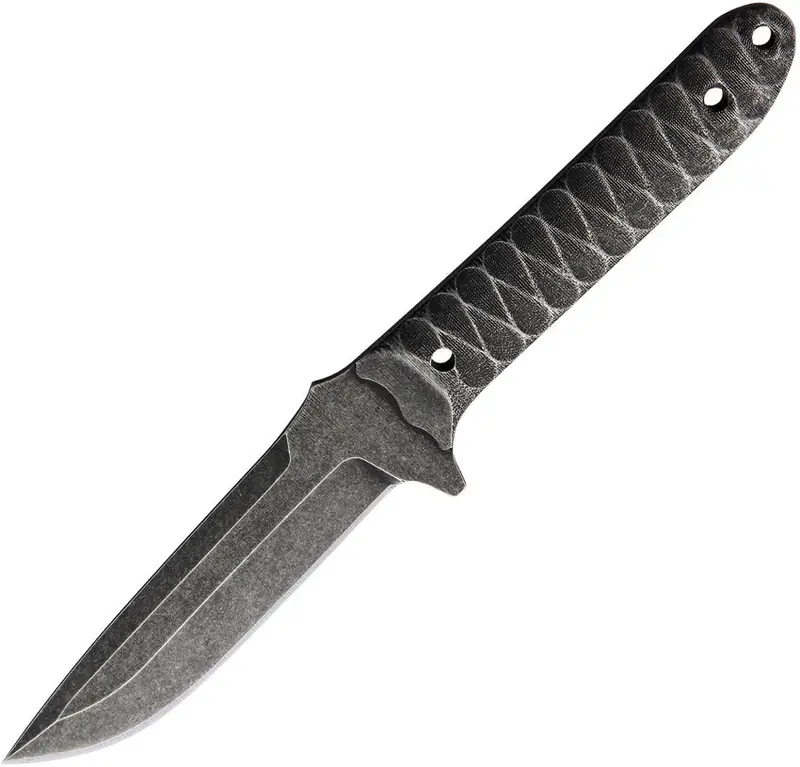 Komoran Hk10334-60 Fixed Blade Knife – Black Coated Sk5 Steel Ko037 1