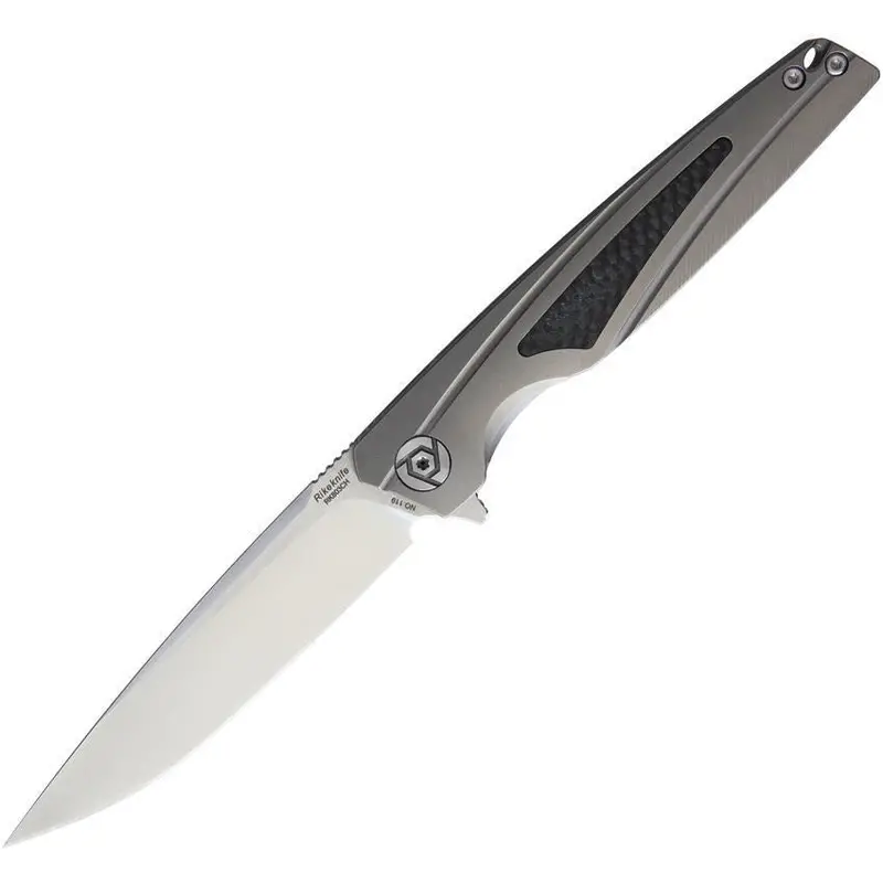 Kwaiken Folding Knife With M390 Steel Blade – Rike Knives Model Rk803Ch-Pl 1