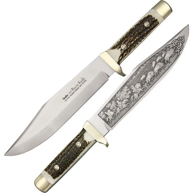 Linder Deluxe Bowie Hunting Knife – Full Tang 1