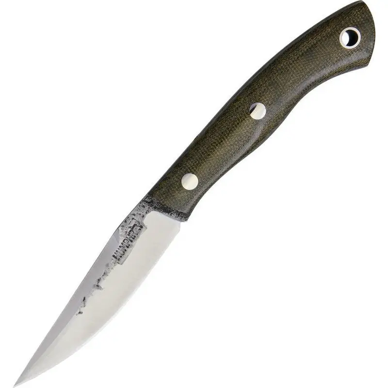 Lon Humphrey Bird And Trout Hunting Knife – Green Micarta 1
