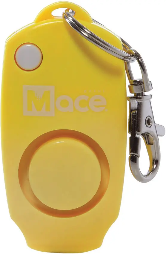 Mace Personal Safety Alarm – High-Decibel Yellow Self-Defense Siren 1