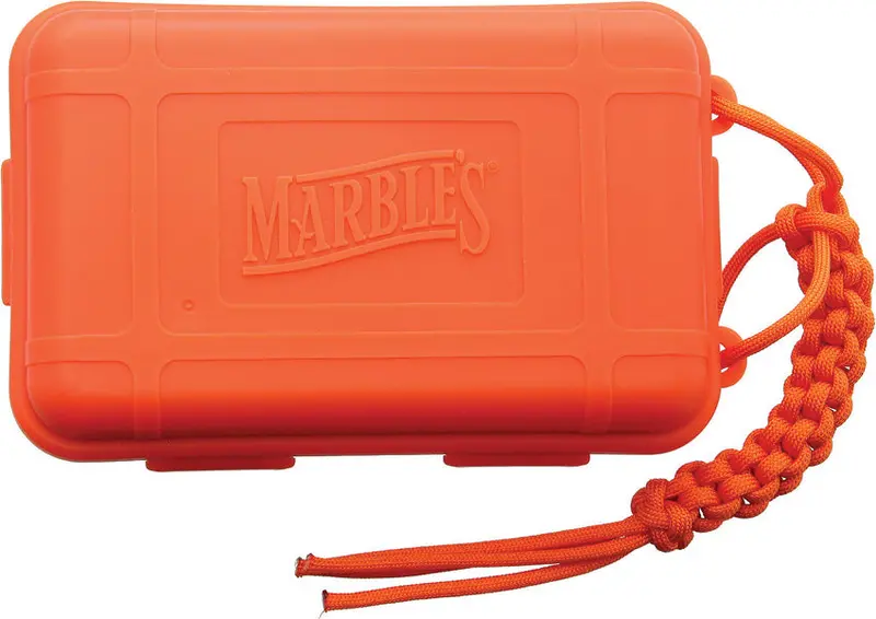 Marbles Plastic Survival Box – Durable Orange Storage Container For Gear 1
