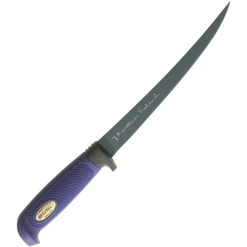 Marttiini Martef Fillet Knife With Plastic Sheath – Flexible Blade (836017T) 1