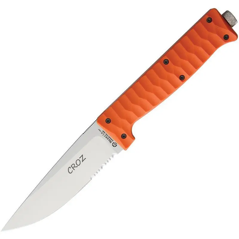 Maserin Croz Fixed-Blade Knife – N690 Steel With Orange G10 (976/G10A) 1
