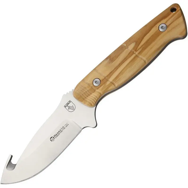 Maserin Ruoicapra Folding Knife With Olive Wood Handle 1
