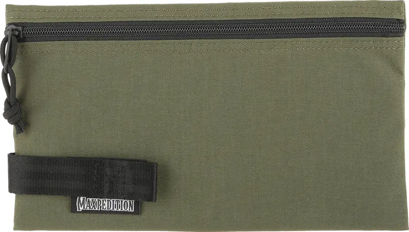 Maxpedition Olive Drab Two-Fold Pouch – Tactical 6X10 Fold-Flat Design 1
