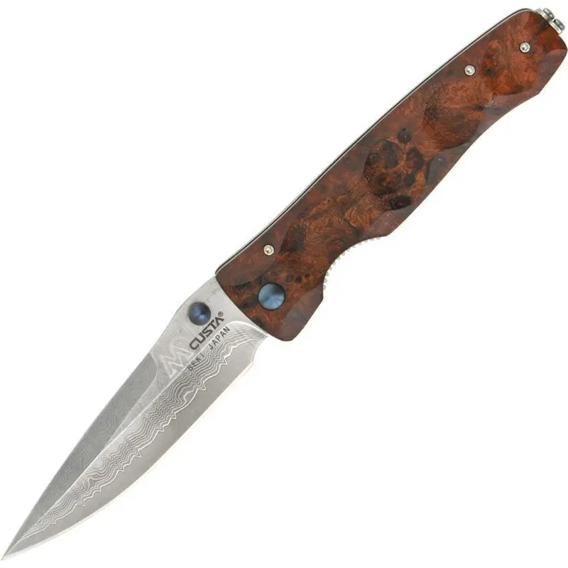 Mcusta Damascus Tactility Mc-124D – Ergonomic Tactical Folder 1