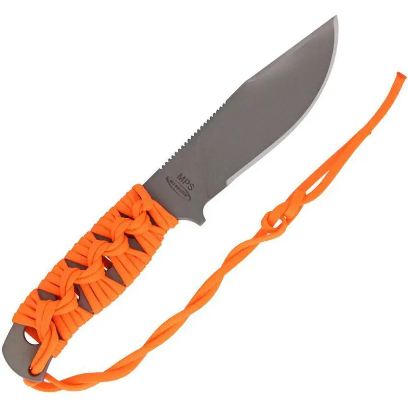 Mission Mps10T25Pxcor Titanium Tactical Folder – Coral Orange Accent 1