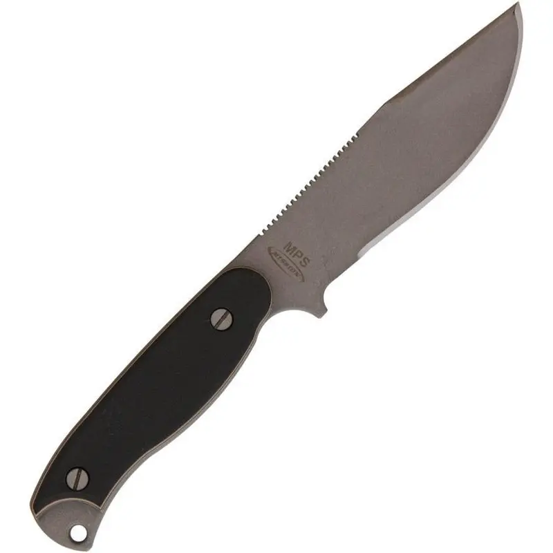 Mission Mps10T25Pxgbl Titanium Tactical Folder – Gloss Black G-10 1
