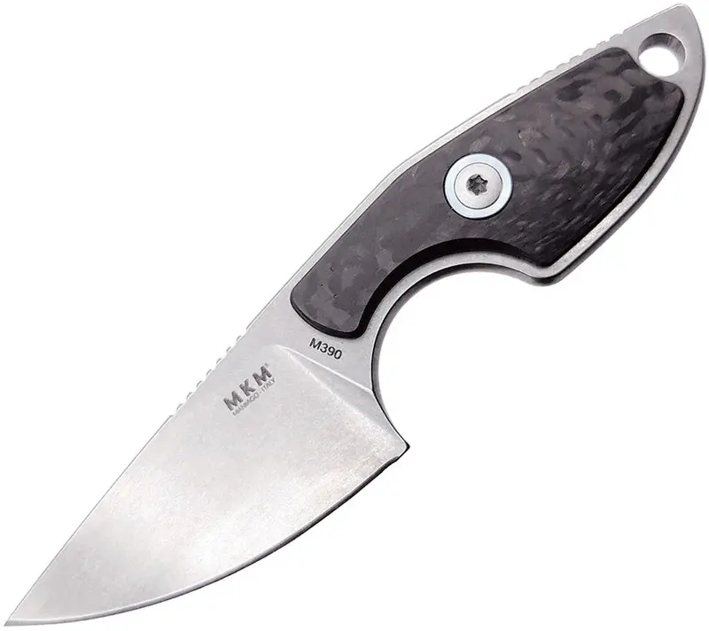Mkm Mikro 1 Fixed Blade Knife – Carbon Fiber Handle, Mk Mr01-Cf 1