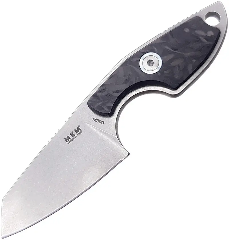 Mkm Mikro 2 Fixed Blade Knife – Carbon Fiber Handle, Mk Mr02-Cf 1