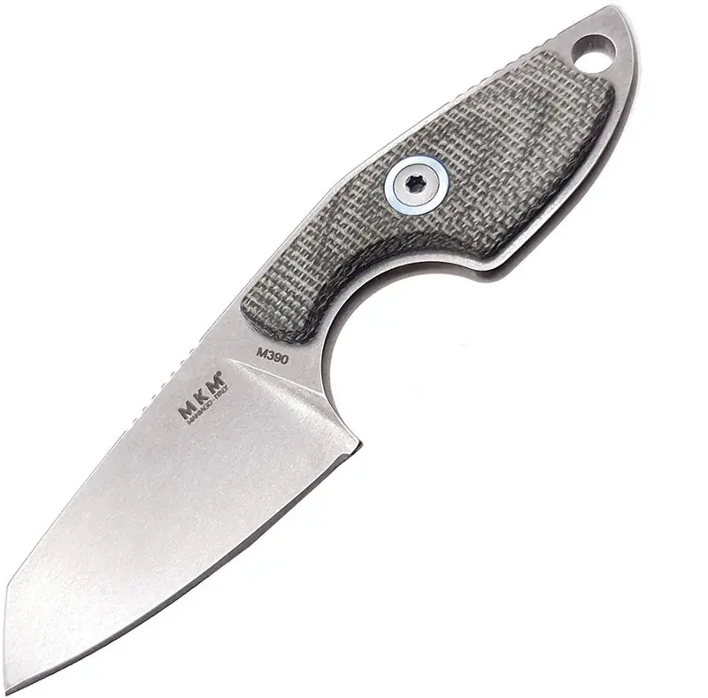 Mkm Mikro 2 Fixed Blade Knife – Green Canvas Handle Mk Mr02-Gc 1