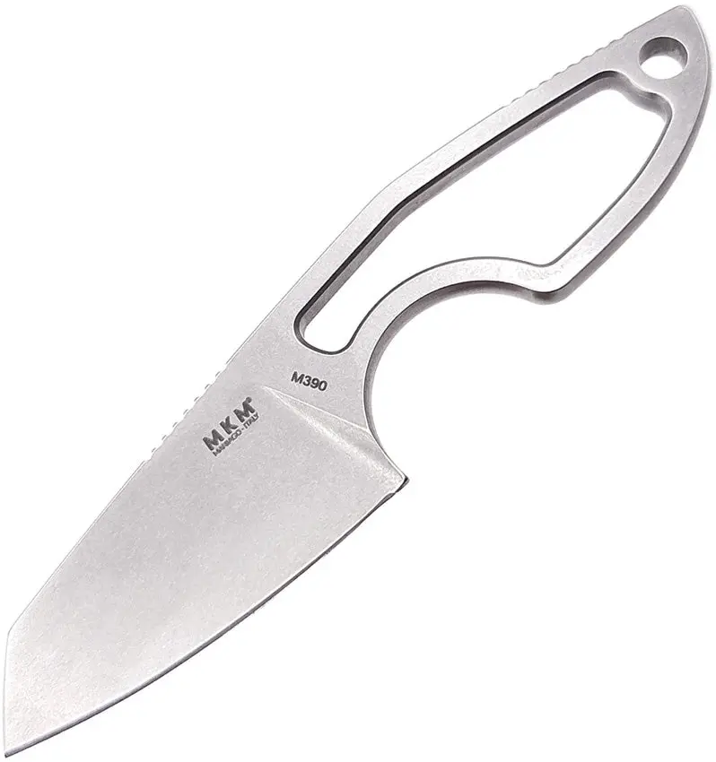 Mkm Mikro 2 Fixed Blade Knife – Natural Micarta Handle, Mk Mr02-N 1