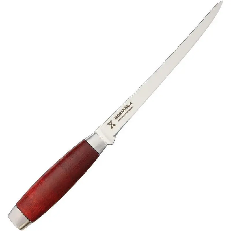 Mora Classic 1891 Fillet Knife – Red Handle, Flexible Blade M-12311 1