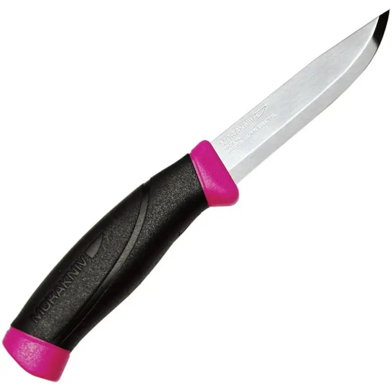 Mora Companion Knife – Striking Magenta Handle 1