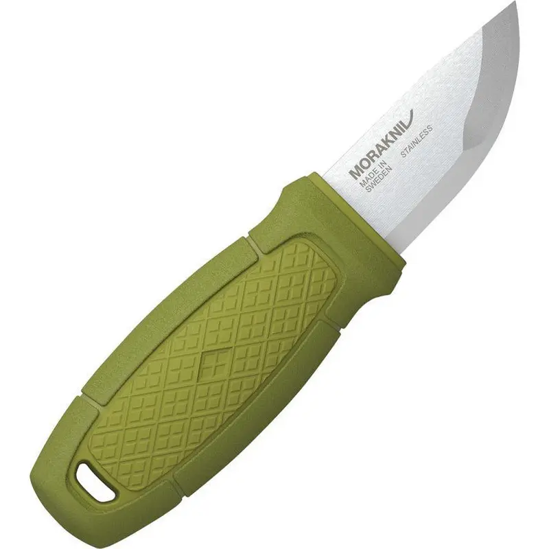 Mora Eldris Green Fixed-Blade Knife – Ergonomic Handle, 4.3-Inch High-Carbon Steel Blade 1