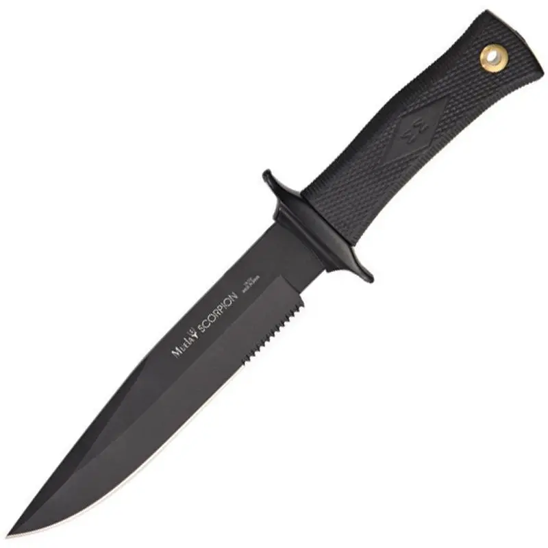 Muela Scorpion Black-Finished Fixed Blade (Scorpion-18N) 1