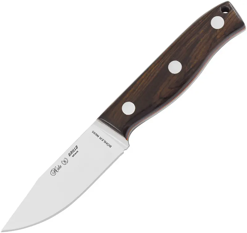 Nieto Grillo Fixed Blade – Exotic Granadille Wood Handle (Model 130-G) 1