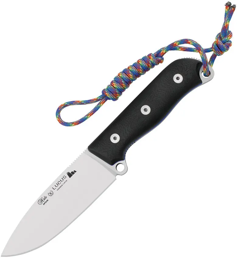 Nieto Lucus Fixed Blade – Black G10 Handle Edc Knife (Model 120-G10) 1